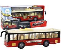 Bus à batterie de la ville rouge 1:16