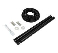 Bus-Boxx Corde à linge pour rail passepoilé - Corde à linge de camping de 5 m - Convient pour VW T5, T6, T6.1 California (Beach/Coast/Ocean), (kit à monter soi-même)