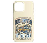 Bus Driver of The Year Vintage Fun Appreciation Coque pour iPhone 16 Pro Max