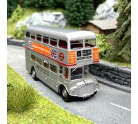 Bus Londonnien deux étages Silver Jubilee -HO 1/87-BREKINA 61105