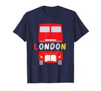 Bus Rouge londonien, Londres à Double étage, Cadeaux de Noël londoniens T-Shirt