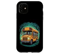 Bus Scolaire Zombie Halloween Enfants Coque pour iPhone 11