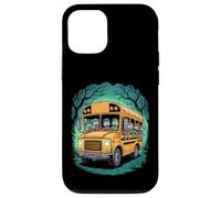 Bus Scolaire Zombie Halloween Enfants Coque pour iPhone 12/12 Pro