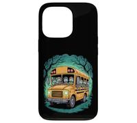 Bus Scolaire Zombie Halloween Enfants Coque pour iPhone 13 Pro