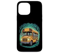 Bus Scolaire Zombie Halloween Enfants Coque pour iPhone 13 Pro Max