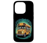 Bus Scolaire Zombie Halloween Enfants Coque pour iPhone 14 Pro