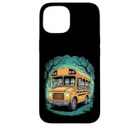 Bus Scolaire Zombie Halloween Enfants Coque pour iPhone 15
