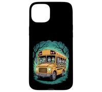 Bus Scolaire Zombie Halloween Enfants Coque pour iPhone 15 Plus