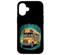 Bus Scolaire Zombie Halloween Enfants Coque pour iPhone 16