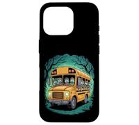 Bus Scolaire Zombie Halloween Enfants Coque pour iPhone 16 Pro