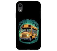 Bus Scolaire Zombie Halloween Enfants Coque pour iPhone XR