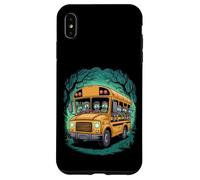 Bus Scolaire Zombie Halloween Enfants Coque pour iPhone XS Max
