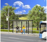 Bus Stop Avec Plat Toit N Gauge Kibri 37125