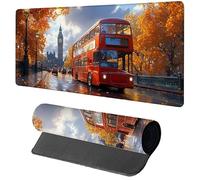 Bus Tapis de Souris 700x400x3mm, Tapis de Souris XXL Gaming Big Ben, Grand sous Main Bureau avec Rubber Base, Gaming Accessoire Bureau, Haute Précision et Vitesse Mouse Pad, pour Gamer, PC 5-5841