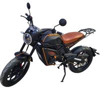 Busan90 - Moto électrique 125cc - moteur 6000 W - batterie 72V 70Ah, noir mat