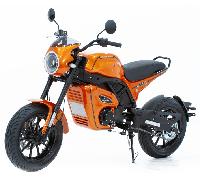 Busan90 - Moto électrique 125cc - moteur 6000 W - batterie 72V 70Ah, orange