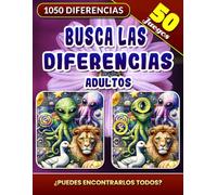 Busca Las Diferencias Adultos: 1050 Diferencias. Busca y Encuentra las Diferencias. Libros de Juegos de Encontrar Diferencias.