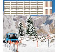 Clôtures à neige et poteaux à neige - HO 1/87 - BUSCH 1120