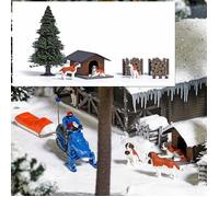 Busch 1198 - 1/87/H0 3 Saint-Bernard - Neuf