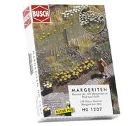 Busch 1207 Oxeye Daisy White/Yellow 120/ Ho Scenery Scale Model Scenery