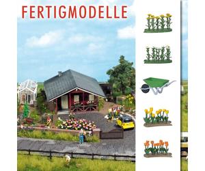 Busch 1231 - 1/87/H0 Tulipes Et Marguerites - Neuf