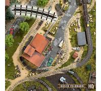 Busch 12332 - 1/87 / H0 - 2 Rails Courbes R 175 22,5° - Neuf