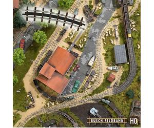 Busch 12332 - 1/87 / H0 - 2 Rails Courbes R 175 22,5° - Neuf