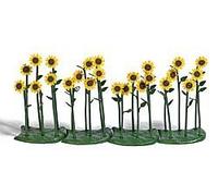Busch 1240 Sunflowers 24/Ho Scale Scenery Kit