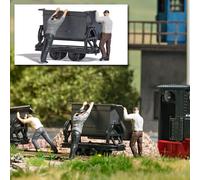 Busch 12454 - 1/87/H0 Action-Set : Locomotive Huile - Neuf