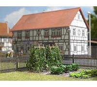 BUSCH 1269 Échelle Ho Légumes pour Orto - 18 Plantes Beans Avec Poteaux En Bois