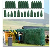 Busch 1270 - 1/87 / H0 Arbres Verts/Thuyas - Neuf