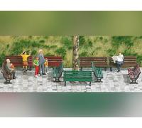 BUSCH 12x bancs publics - HO 1/87 - BUSCH 1149