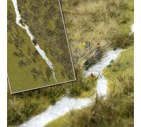 Busch 1313 - H0 / Tt / N » Couverture Rez de Sol « Couvre-Sol : Paysage Rivière