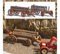 Busch 1386 - 1/87 / H0 Wagon En Bois - Neuf