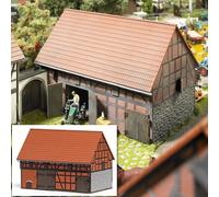 Busch 1506 - 1/87 / H0 Ferme: Grange Avec Petite Étable - Neu