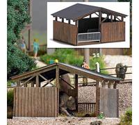 Busch 1584 Open Stable Ho Structure échelle modèle