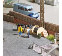 Busch 1632 OO/HO 2 Boîtes En Treillis Avec Déchets Industriels