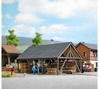 Busch 1677 OO/HO Scierie Avec Accessoires