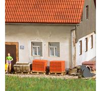 Busch 1847 - 1/87 / H0 - Ensemble De Palettes Chantier - Neuf