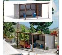 Busch 1912 - 1/87 / H0 LPG Station D'Essence - Neuf