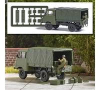 Busch 1935 - 1/87 / H0 Robur Avec Soldat NVA - Neuf