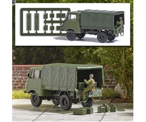 Busch 1935 - 1/87 / H0 Robur Avec Soldat NVA - Neuf