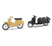 Busch 210008908 Kit 1/87 H0 Voiture Beige Schwalbe Noire - Neuf