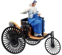 Busch 40007 H0 Modèle réduit de voiture particulière Mercedes Benz Voiture à moteur Benz brevet BJ 1886 avec Bertha Benz
