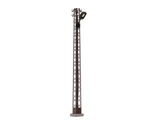 Busch 4184 - 1/87/H0 Rouille Éclairage sur Pied, avec Mat Jaune Carré - Neuf