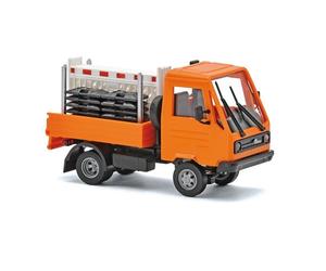 Busch 42254 1/87 Multicar M26 Transportgestell Schrankenzaun Orange Neuf