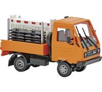 Busch 42254 H0 Modèle réduit de camion Multicar M26 avec porte-barrières, orange