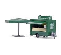 Busch 44945 - Remorque N°H0 1/87 Pour Exposition, Chariot à Blé, Neuf