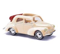 BUSCH Renault 4CV cabriolet beige - HO 1/87 - BUSCH 46575