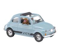 Busch 48735 H0 Modèle réduit de voiture particulière Fiat 500 avec chauffeur et